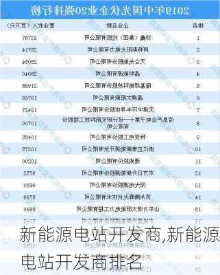 新能源电站开发商,新能源电站开发商排名-第3张图片-苏希特新能源