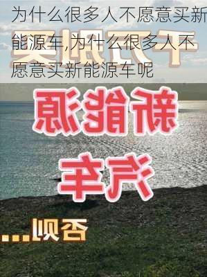 为什么很多人不愿意买新能源车,为什么很多人不愿意买新能源车呢-第1张图片-苏希特新能源