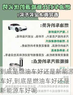 到底是燃油车好还是新能源车好,到底是燃油车好还是新能源车好呢-第2张图片-苏希特新能源