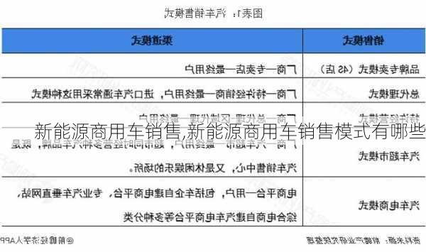 新能源商用车销售,新能源商用车销售模式有哪些-第2张图片-苏希特新能源