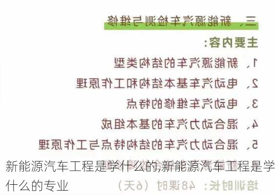 新能源汽车工程是学什么的,新能源汽车工程是学什么的专业-第1张图片-苏希特新能源