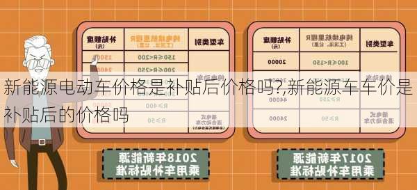 新能源电动车价格是补贴后价格吗?,新能源车车价是补贴后的价格吗-第3张图片-苏希特新能源