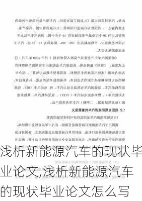 浅析新能源汽车的现状毕业论文,浅析新能源汽车的现状毕业论文怎么写-第3张图片-苏希特新能源