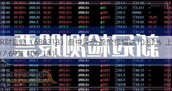 DR财富趋（688318）盘中异动 股价振幅达10.82%  上涨7.69%（06-14）-第1张图片-苏希特新能源