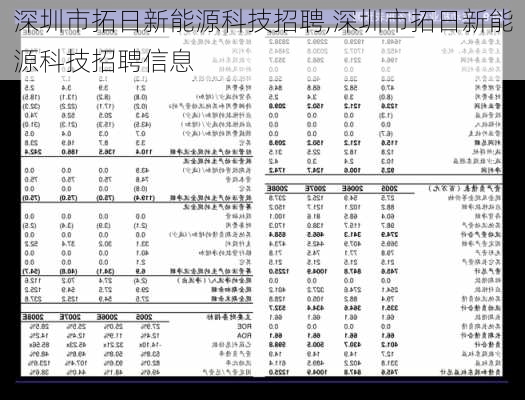 深圳市拓日新能源科技招聘,深圳市拓日新能源科技招聘信息-第3张图片-苏希特新能源