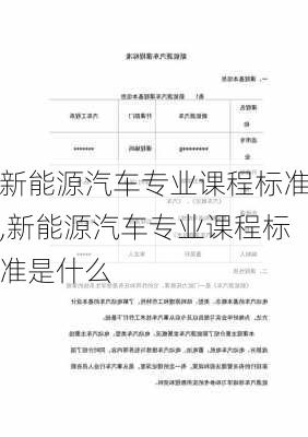 新能源汽车专业课程标准,新能源汽车专业课程标准是什么-第1张图片-苏希特新能源