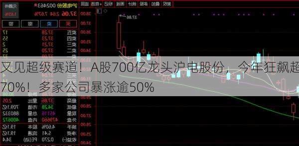 又见超级赛道！A股700亿龙头沪电股份，今年狂飙超70%！多家公司暴涨逾50%-第3张图片-苏希特新能源