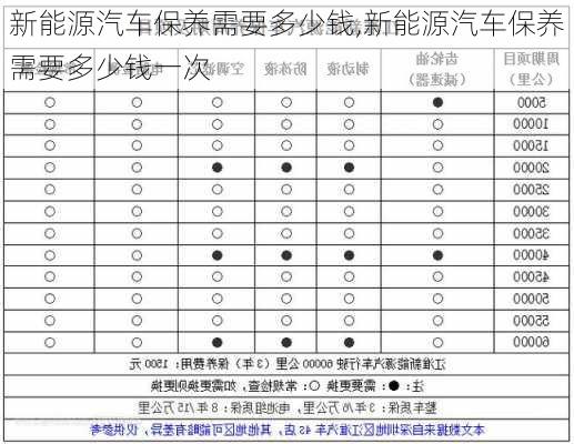 新能源汽车保养需要多少钱,新能源汽车保养需要多少钱一次-第2张图片-苏希特新能源