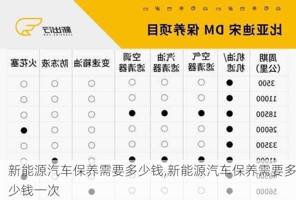 新能源汽车保养需要多少钱,新能源汽车保养需要多少钱一次-第3张图片-苏希特新能源