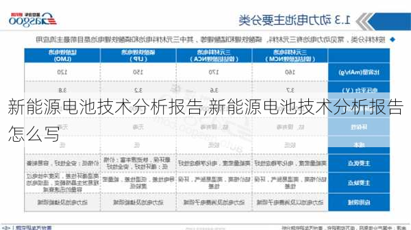 新能源电池技术分析报告,新能源电池技术分析报告怎么写-第1张图片-苏希特新能源