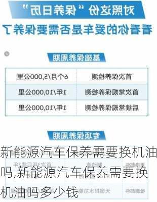 新能源汽车保养需要换机油吗,新能源汽车保养需要换机油吗多少钱-第1张图片-苏希特新能源