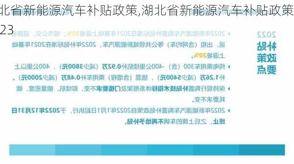 湖北省新能源汽车补贴政策,湖北省新能源汽车补贴政策2023-第3张图片-苏希特新能源