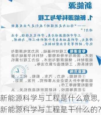 新能源科学与工程是什么意思,新能源科学与工程是干什么的?-第1张图片-苏希特新能源