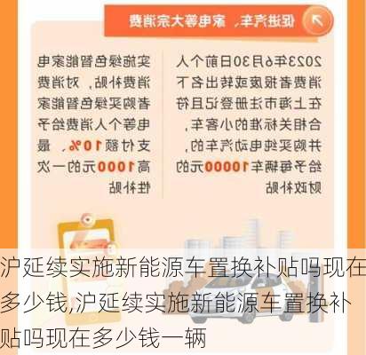 沪延续实施新能源车置换补贴吗现在多少钱,沪延续实施新能源车置换补贴吗现在多少钱一辆-第1张图片-苏希特新能源