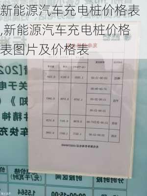 新能源汽车充电桩价格表,新能源汽车充电桩价格表图片及价格表-第3张图片-苏希特新能源