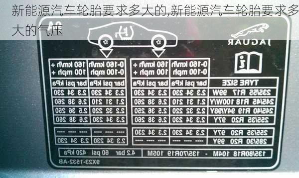 新能源汽车轮胎要求多大的,新能源汽车轮胎要求多大的气压-第3张图片-苏希特新能源