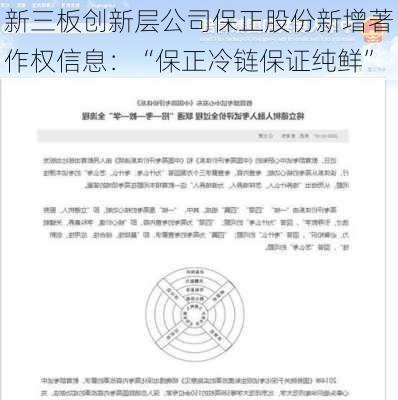 新三板创新层公司保正股份新增著作权信息：“保正冷链保证纯鲜”-第1张图片-苏希特新能源