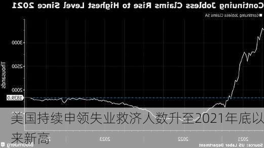 美国持续申领失业救济人数升至2021年底以来新高-第1张图片-苏希特新能源