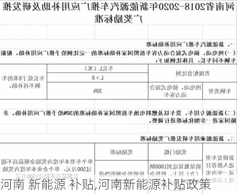 河南 新能源 补贴,河南新能源补贴政策-第3张图片-苏希特新能源