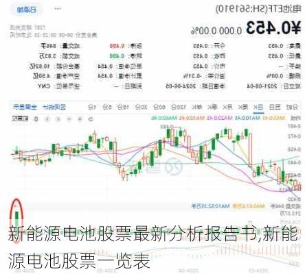 新能源电池股票最新分析报告书,新能源电池股票一览表