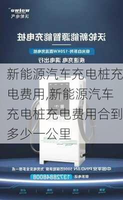 新能源汽车充电桩充电费用,新能源汽车充电桩充电费用合到多少一公里-第3张图片-苏希特新能源