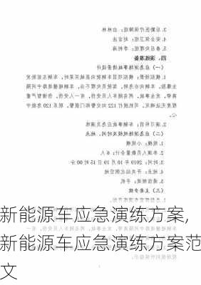 新能源车应急演练方案,新能源车应急演练方案范文-第2张图片-苏希特新能源