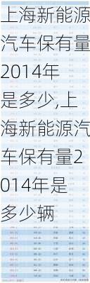 上海新能源汽车保有量2014年是多少,上海新能源汽车保有量2014年是多少辆-第1张图片-苏希特新能源