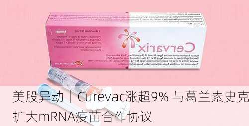 美股异动｜Curevac涨超9% 与葛兰素史克扩大mRNA疫苗合作协议-第1张图片-苏希特新能源