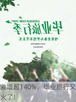 激增超140%，毕业旅行又火了！-第1张图片-苏希特新能源