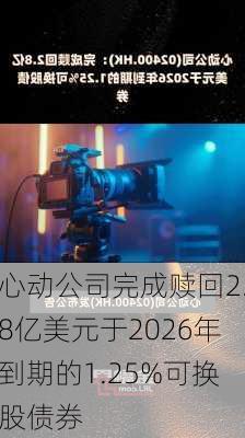 心动公司完成赎回2.8亿美元于2026年到期的1.25%可换股债券-第1张图片-苏希特新能源