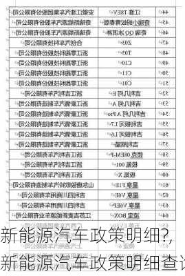 新能源汽车政策明细?,新能源汽车政策明细查询-第3张图片-苏希特新能源