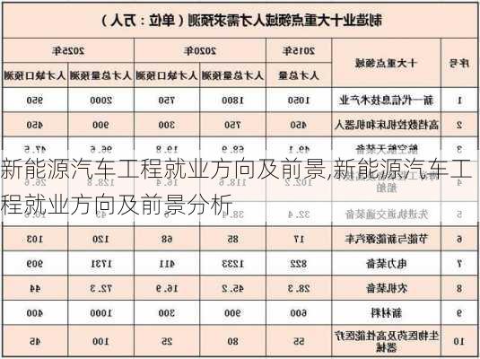 新能源汽车工程就业方向及前景,新能源汽车工程就业方向及前景分析-第3张图片-苏希特新能源