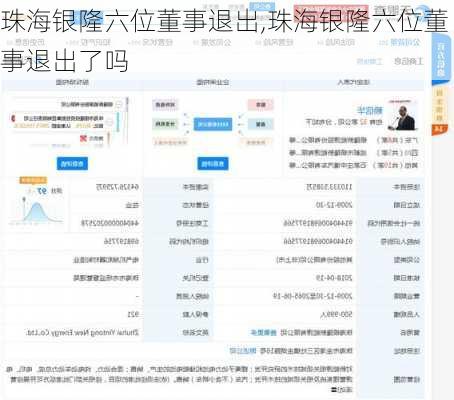 珠海银隆六位董事退出,珠海银隆六位董事退出了吗-第3张图片-苏希特新能源