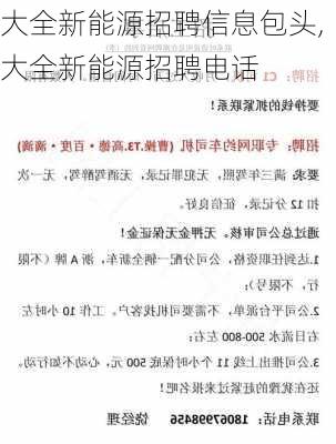 大全新能源招聘信息包头,大全新能源招聘电话-第2张图片-苏希特新能源