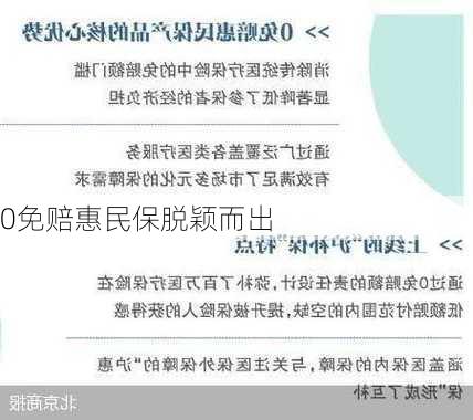 0免赔惠民保脱颖而出-第2张图片-苏希特新能源