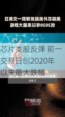 芯片类股反弹 前一交易日创2020年以来最大跌幅-第1张图片-苏希特新能源