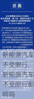 新能源汽车不受限行,新能源汽车不受限行影响吗-第2张图片-苏希特新能源