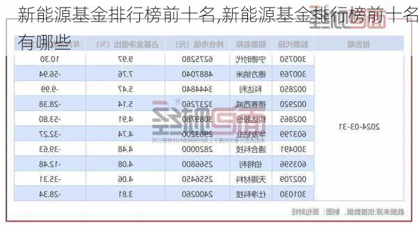 新能源基金排行榜前十名,新能源基金排行榜前十名有哪些-第2张图片-苏希特新能源