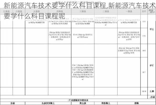 新能源汽车技术要学什么科目课程,新能源汽车技术要学什么科目课程呢-第3张图片-苏希特新能源