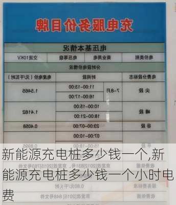 新能源充电桩多少钱一个,新能源充电桩多少钱一个小时电费-第3张图片-苏希特新能源