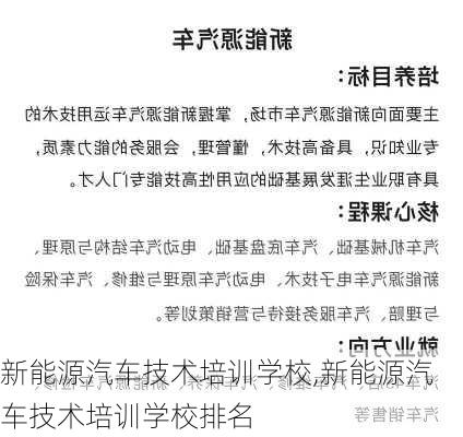 新能源汽车技术培训学校,新能源汽车技术培训学校排名-第1张图片-苏希特新能源