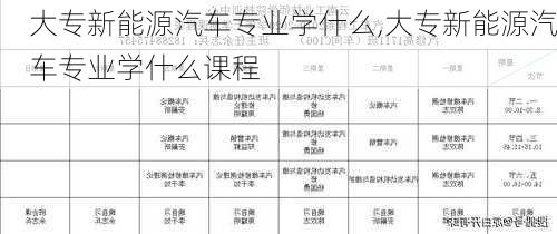 大专新能源汽车专业学什么,大专新能源汽车专业学什么课程-第2张图片-苏希特新能源