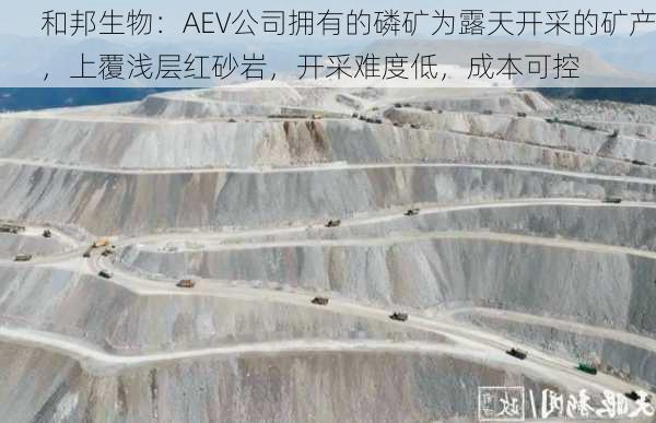 和邦生物：AEV公司拥有的磷矿为露天开采的矿产，上覆浅层红砂岩，开采难度低，成本可控-第1张图片-苏希特新能源