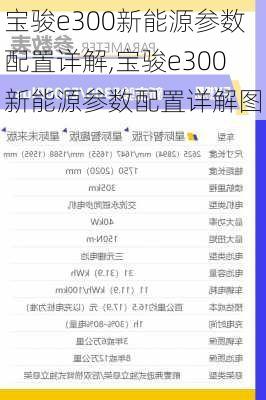 宝骏e300新能源参数配置详解,宝骏e300新能源参数配置详解图-第2张图片-苏希特新能源