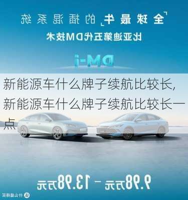 新能源车什么牌子续航比较长,新能源车什么牌子续航比较长一点-第2张图片-苏希特新能源