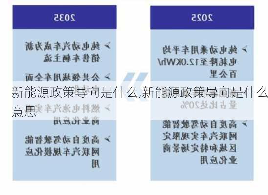 新能源政策导向是什么,新能源政策导向是什么意思-第2张图片-苏希特新能源