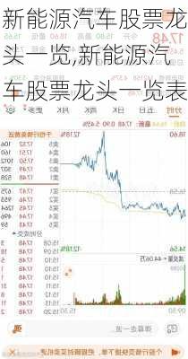 新能源汽车股票龙头一览,新能源汽车股票龙头一览表-第1张图片-苏希特新能源