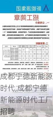 成都宁德新能源时代,成都宁德新能源时代工厂招聘-第3张图片-苏希特新能源