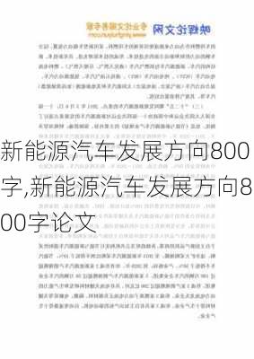 新能源汽车发展方向800字,新能源汽车发展方向800字论文-第2张图片-苏希特新能源