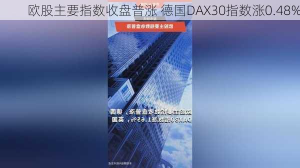 欧股主要指数收盘普涨 德国DAX30指数涨0.48%-第1张图片-苏希特新能源